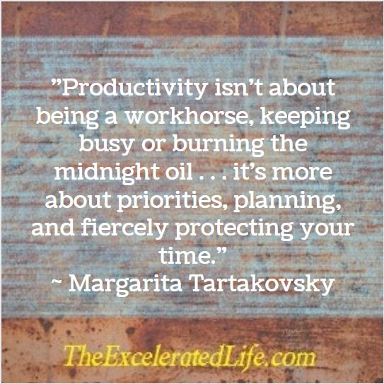productivity matters