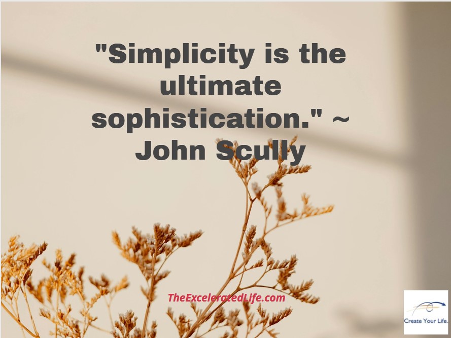 the peace of simplicity