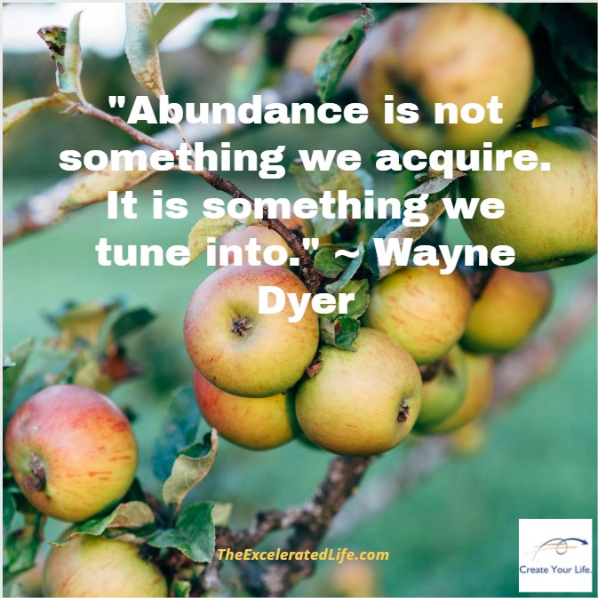 from lack to abundance
